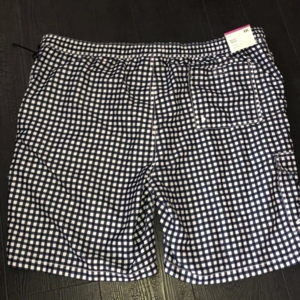Goodfellow‎ Board & Co. Shorts XXL Blue White Check
